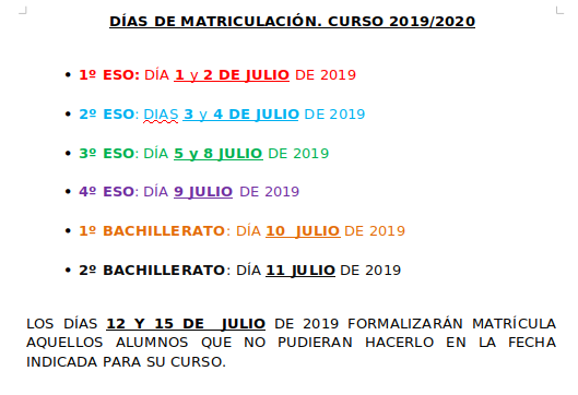 Calendario